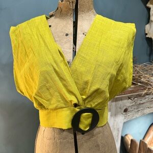 Women’s NWT Zara Crop Blouse Size L